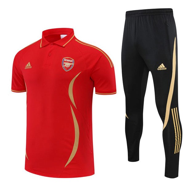 Polo Arsenal Conjunto Completo 2022 2023 Rojo